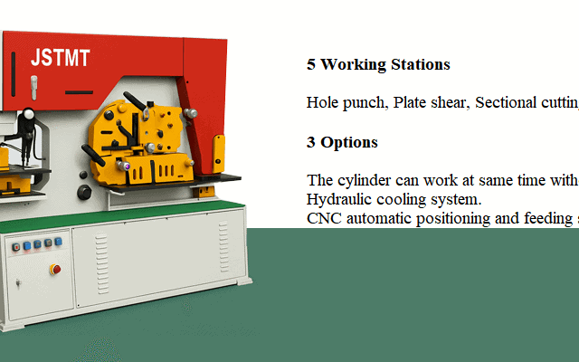 Q35Y series Ironworker machine BANNER