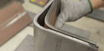 Sheet metal bending spring back