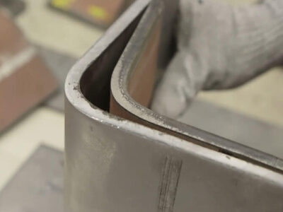 Sheet metal bending spring back
