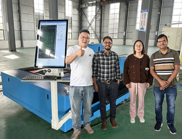 factory visit & training-Laser cutting machine-1 factory visit & training-Laser cutting machine-1
