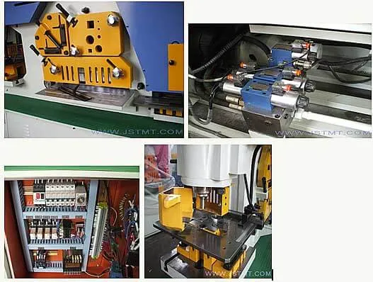 How to Choose a Hydraulic Ironworker Machine 3 Iron-worker-parts- cylinders, valves, electrics