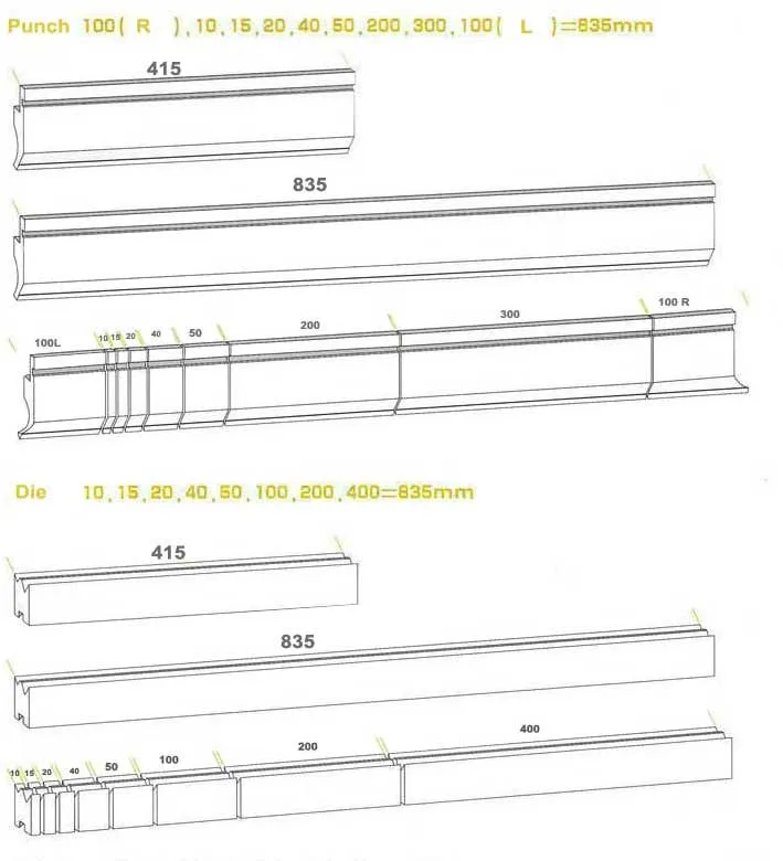 Standard Segments For Punch And Die Ob8o