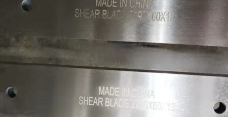 shear blade manufacturer