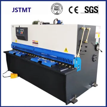 Hydraulic sheet shearing machine
