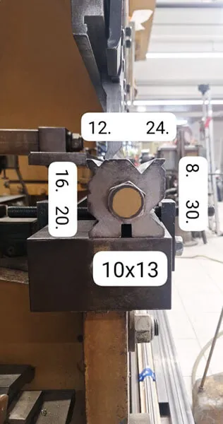 Colly press brake v blocks for sale to geneva